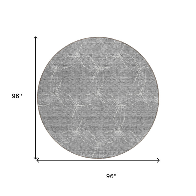 Tapis rond 8 po
