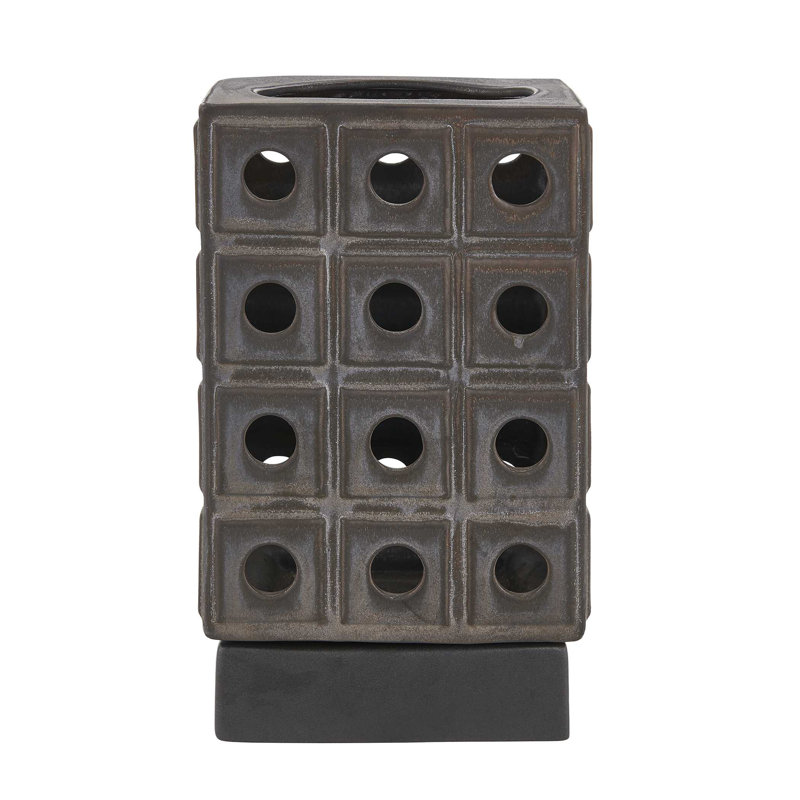 Uttermost Lattice Indoor-Outdoor Lantern Candleholder