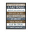 «Life Is Simple Lake House List», estampe numérique par Natalie Carpentieri