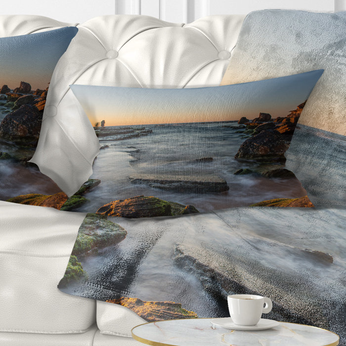 Coussin lombaire seascape au-dessus de mer sydney
