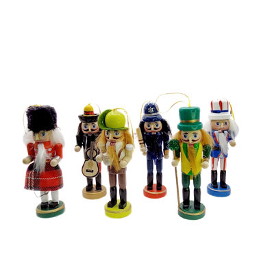 Christmas Nutcracker Set.  Classic Wooden Festive Decoration F07M14-10-N01613