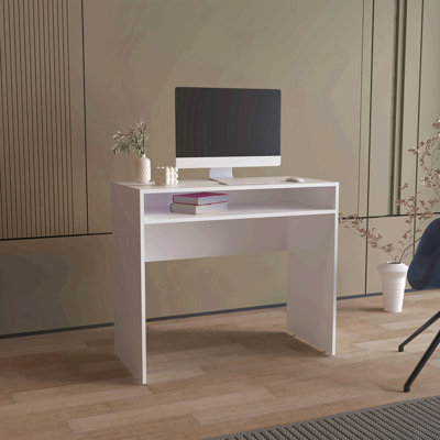 Computer Desk 30.6" H, With 1 Shelf