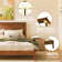 Solid Wood Bed Frame with Headboard,  800lbs Capacity Scandinavian Platform Bed 5 Years Warranty, Non-Slip and Noise-Free
