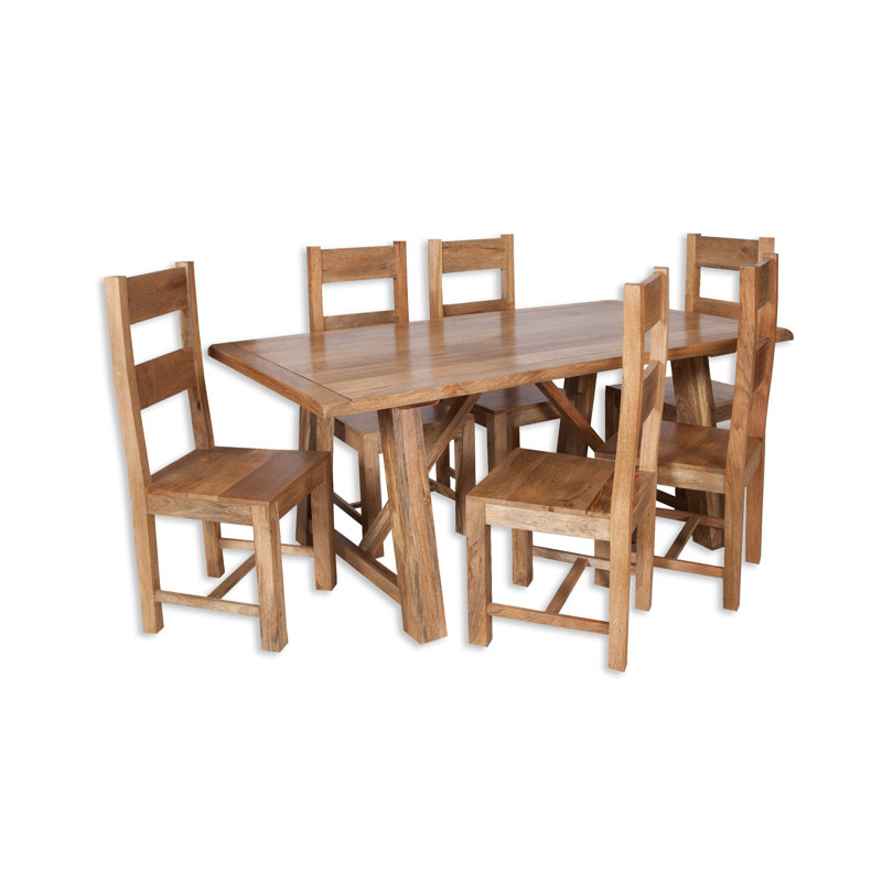 Amesbury Solid Wood Dining Table, H76 x L175 x W90cm
