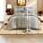 Premium Bedding Sets Cotton King Cal King Striped Modern Home