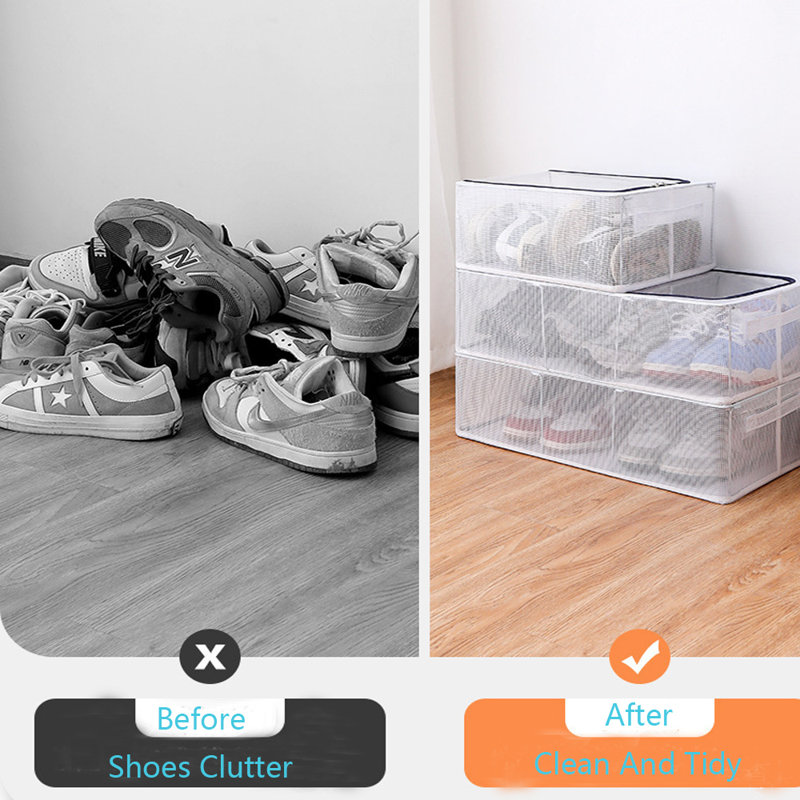 Madeehah 16 Pair Stackable Shoe Storage Box