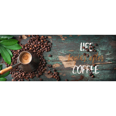 Life & Coffee Creation - No Frame Print on Glass
