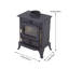 ClassicLiving 44.5cm W Black Electric Fireplace