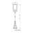 Staton Transparent Lamp Post (Full)