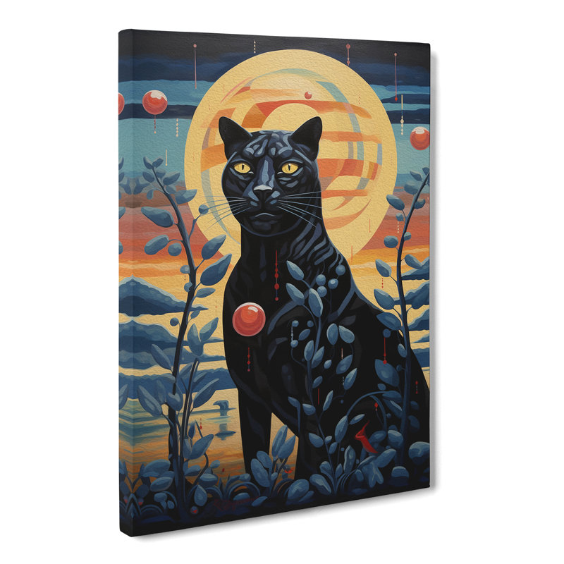 Panther Dadaism - Wrapped Canvas, 50cm H x 35cm W x 3cm D