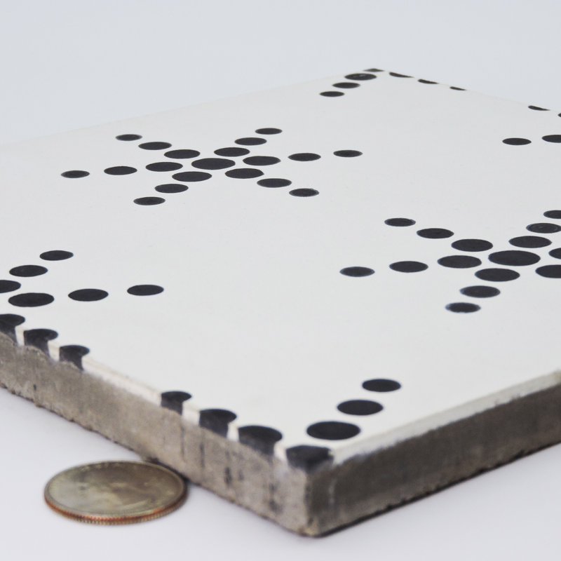 Paris 8" x 8" Cement Patterned Wall & Floor Tile