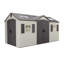 Lifetime 15 Ft. x 8 Ft. High-Density Polyethylene (Plastic) Outdoor Storage Shed with Steel-Reinforced Construction