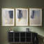 ABSTRACT Series cmxxi - impression encadrée sur mesure de qualité supérieure - 3 pièces-73949634-73949638