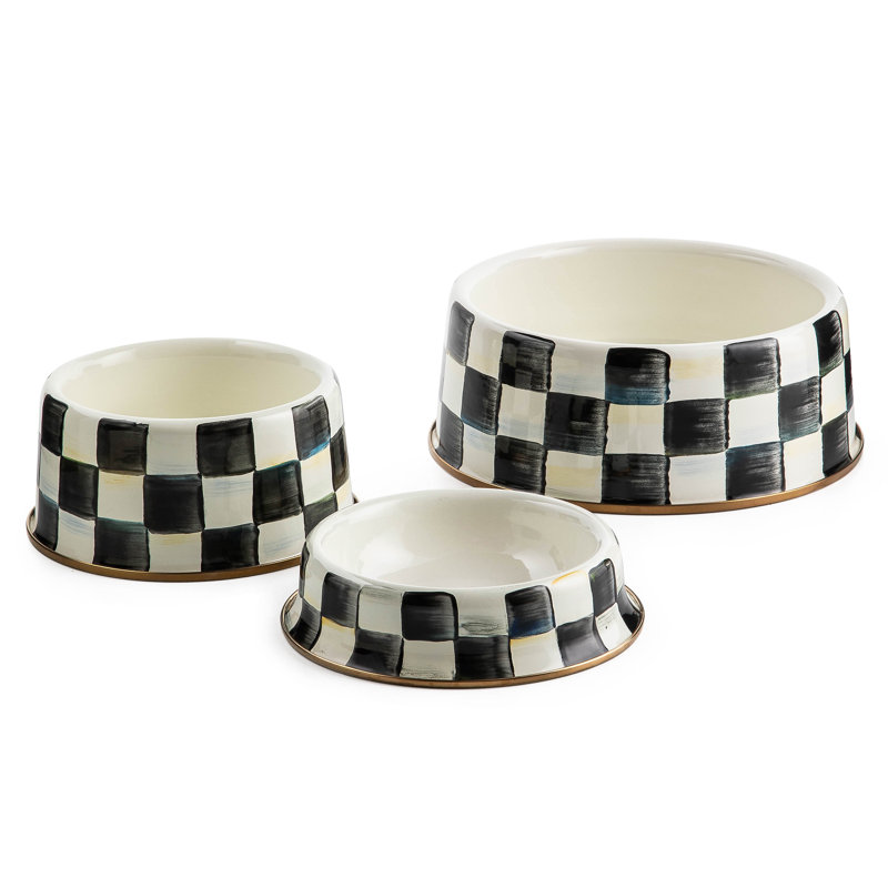 Courtly Check Pet Dish