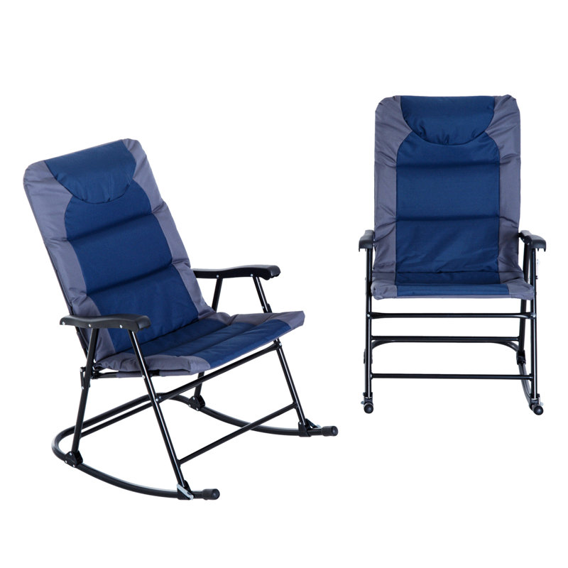 Chaise berçante en acier Syriyah
