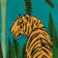 Housse de coussin décoratif Tropical Tigers 18 po x 18 po-109332355
