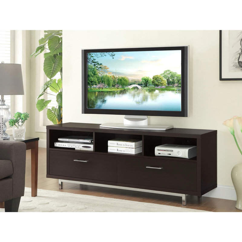 Meuble télé 60 po avec rangement Cappuccino