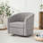 Chenille Upholstered Swivel Accent Chair -151579325