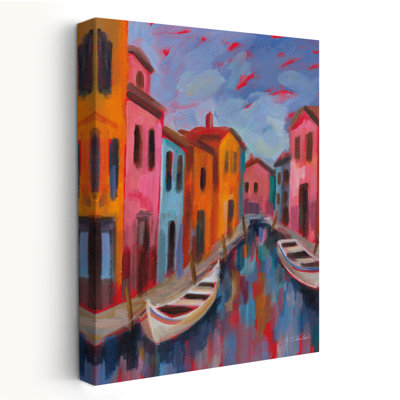 Burano II - Architecture Blue Boat Canal