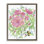 Cadre flottant pivoine et bourdon, design Maureen Grigs