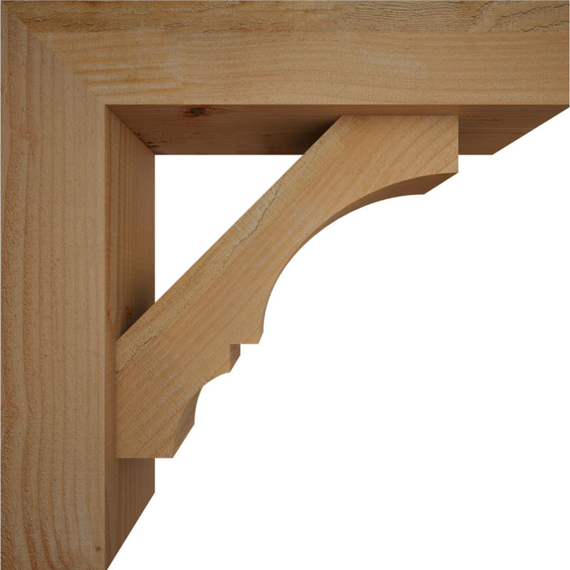 Support de bloc Balboa avec entretoise décalée, 22 X 22, Sapin Douglas de l 6 po (scié brut)