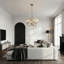 Lustre tambour 24 po 6 lumières