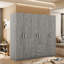 Armoire 6 portes avec 3 tiroirs Eford-223136243