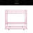 METAL Bunk Bed With Trundle-707441479