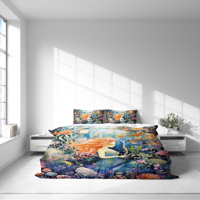 Abstract Duvet Cover, Queen Duvet Cover + 2 Queen Shams