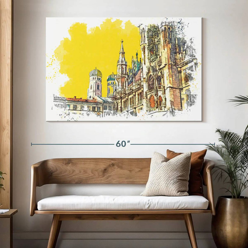 Munich Lilie, 34" H x 51" W