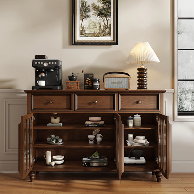 American retro style storage sideboard cabinet