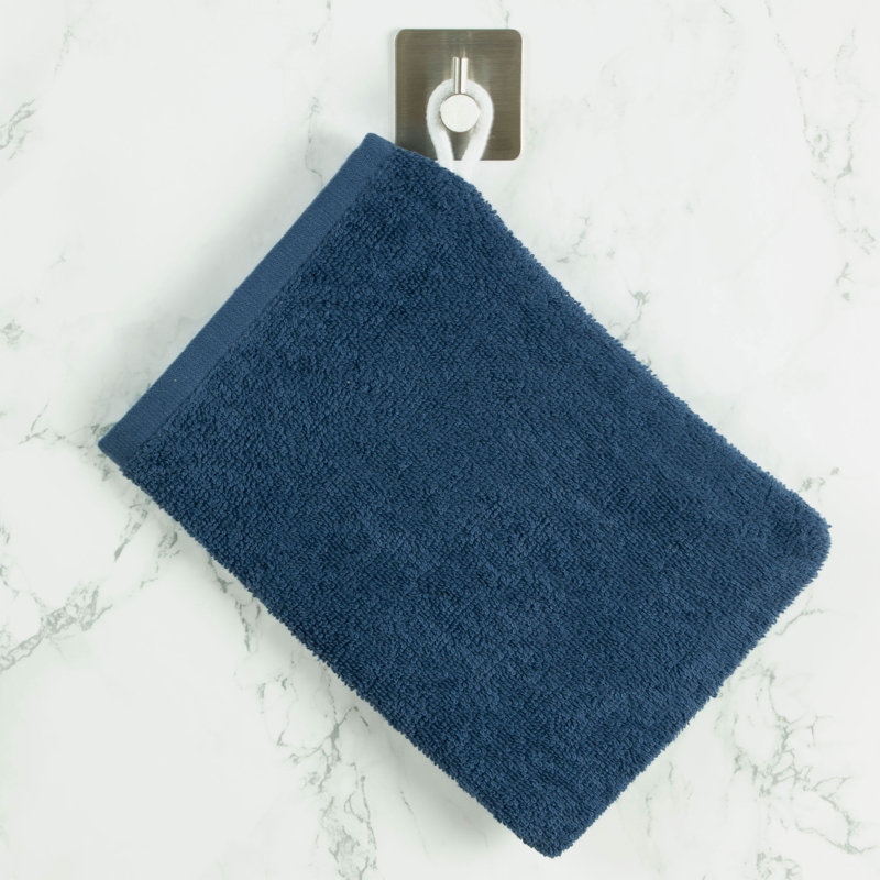 Midweight Washcloth, Navy Blue