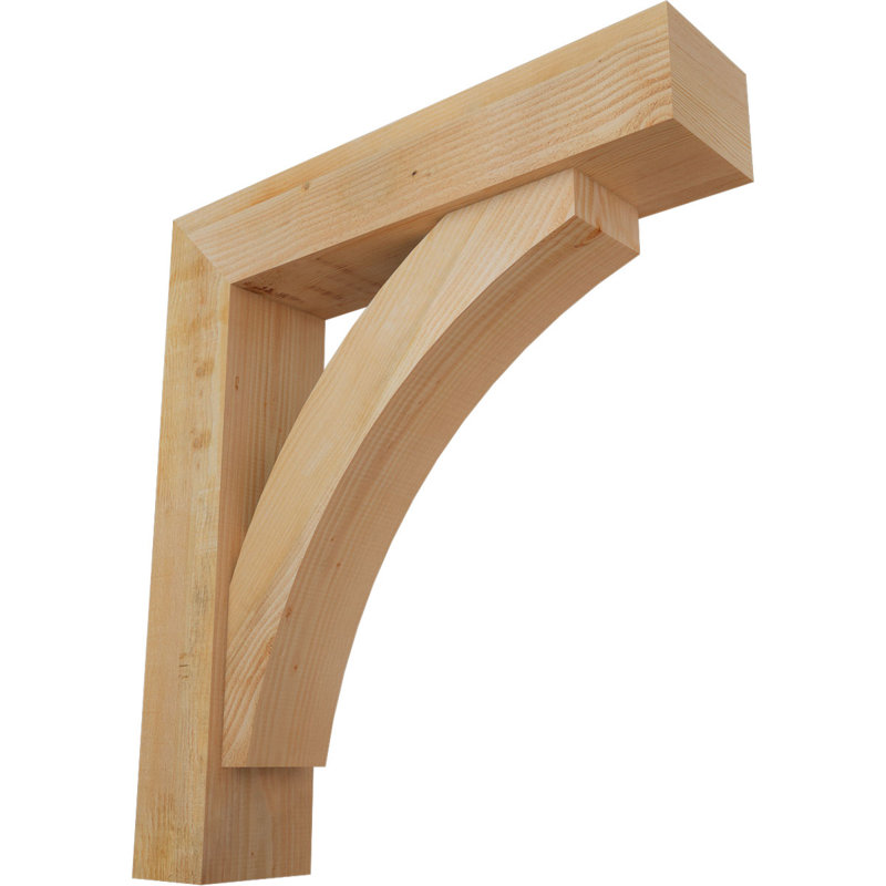 Support de bloc Thorton avec entretoise décalée, 40 x 36, Sapin Douglas de l 8 po (scié brut)