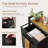 Laundry Hamper with Wheels, Home Freestanding Laundry Basket with Removable Bags and Storage Platform-768207238