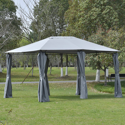 Pavillon de jardin en acier