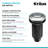 KRAUS Garbage Disposal Air Switch Kit with Push Button, AC Adapter, Power Cord, and Air Tube Included-88974561