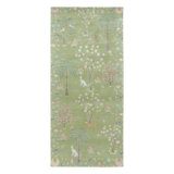 Modern Handmade Silk and Wool Area Rug