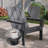 4-Piece Weather-Resistant HDPE Adirondack Chair With Side Table-1984222980