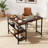 Ercan L-Shaped Metal Base Writing Desk-983651948