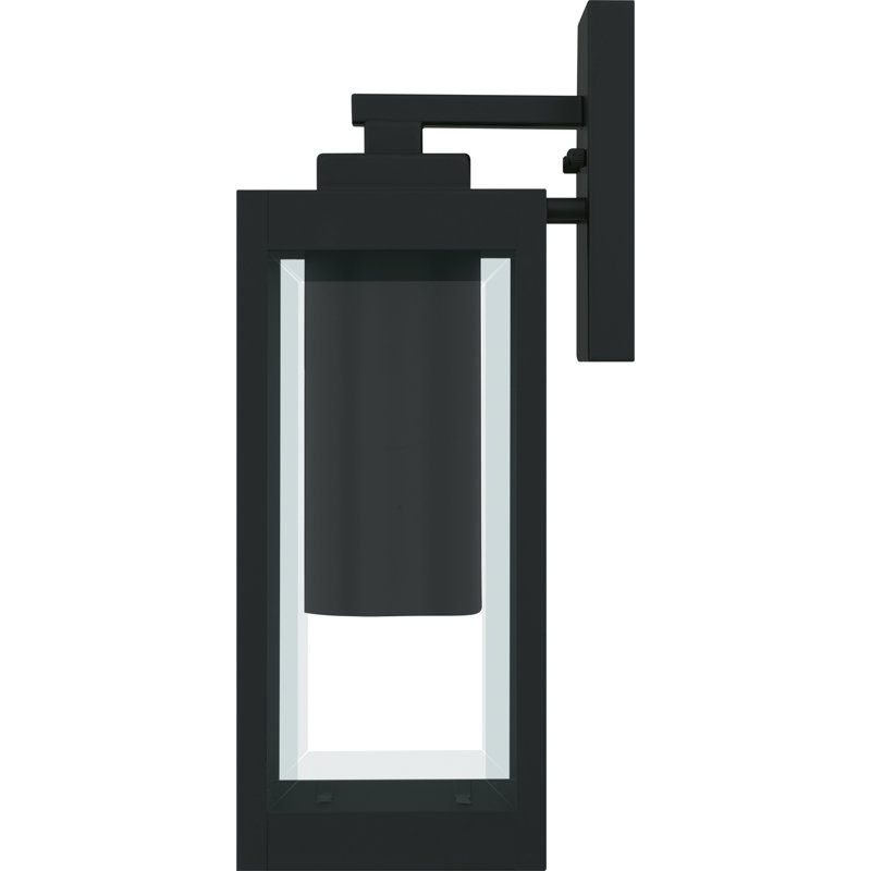 Westover 1-Light Earth Black Dark Sky Outdoor Wall Lantern, 14.25" H x 5" W x 6.5" D