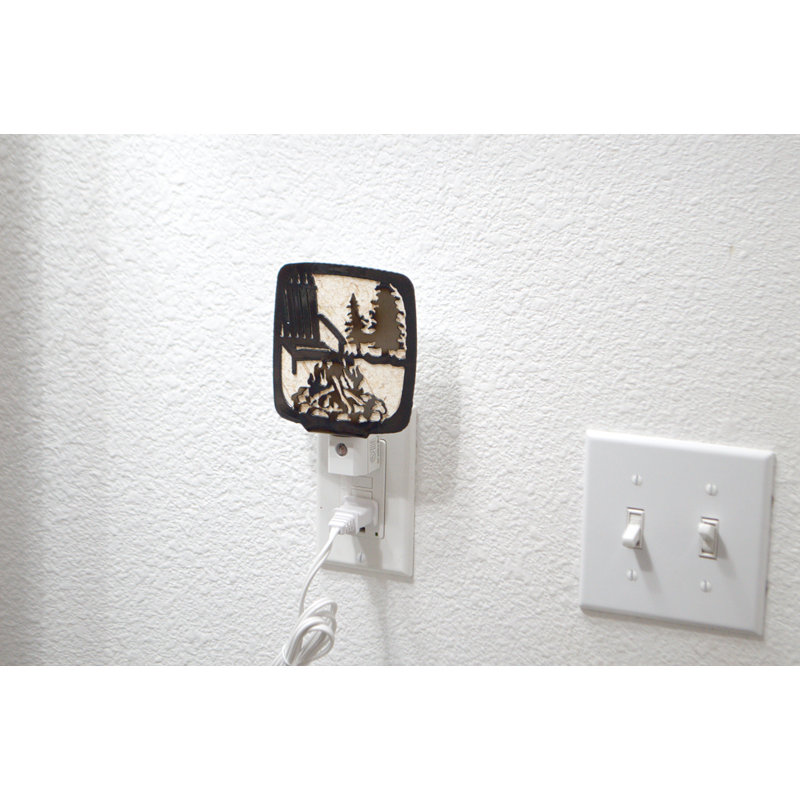CAMP FIRE SCENE NIGHT LIGHT