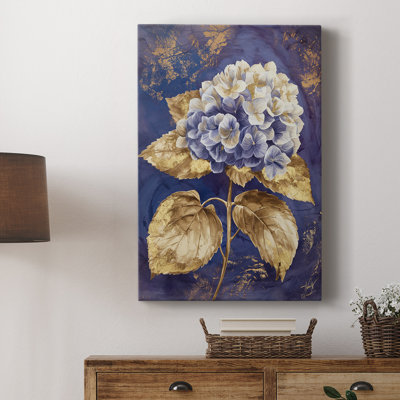 Série FLORAL CCxxxviii - Toile tendue avec châssis de qualité supérieure - Prêt à être accroché
