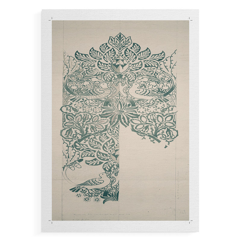 Impression rétro vintage Cxxxi - reproduction de toile seulement - non encadrée, H 18 po x l 12 po