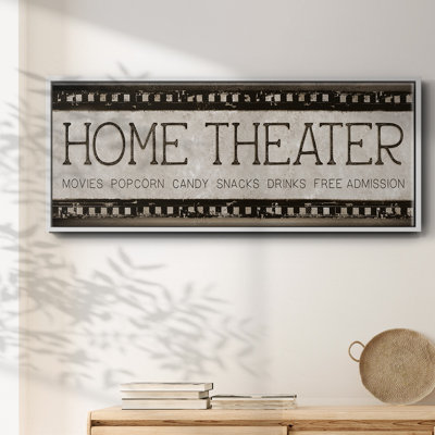 Cinéma maison - Toile encadrée