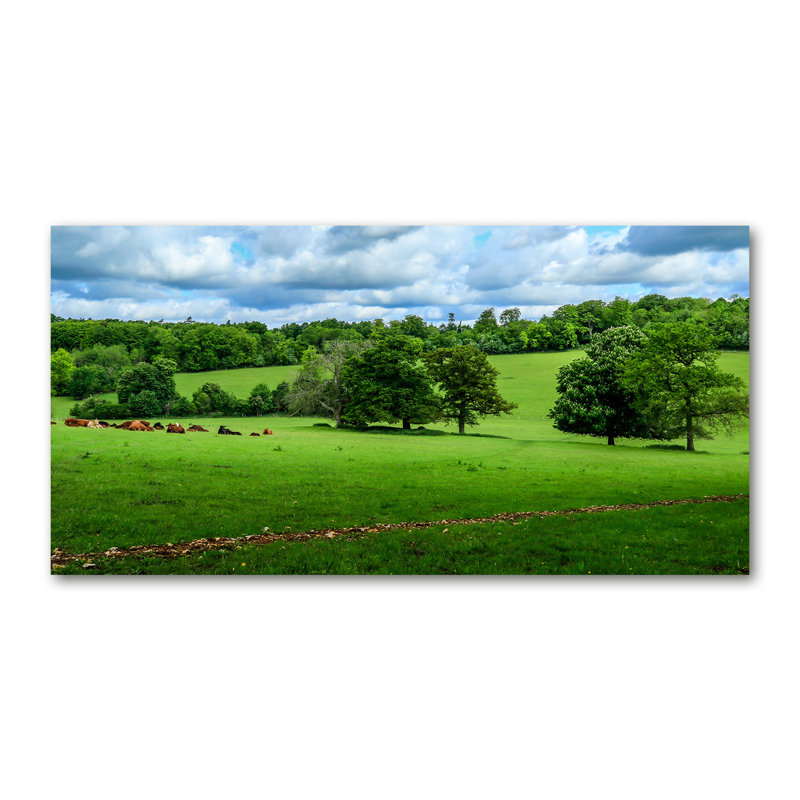 Green Hills - Wrapped Canvas Print