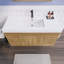 Ensemble de meuble-lavabo mural simple 48 po Lissy Spring-1793387515