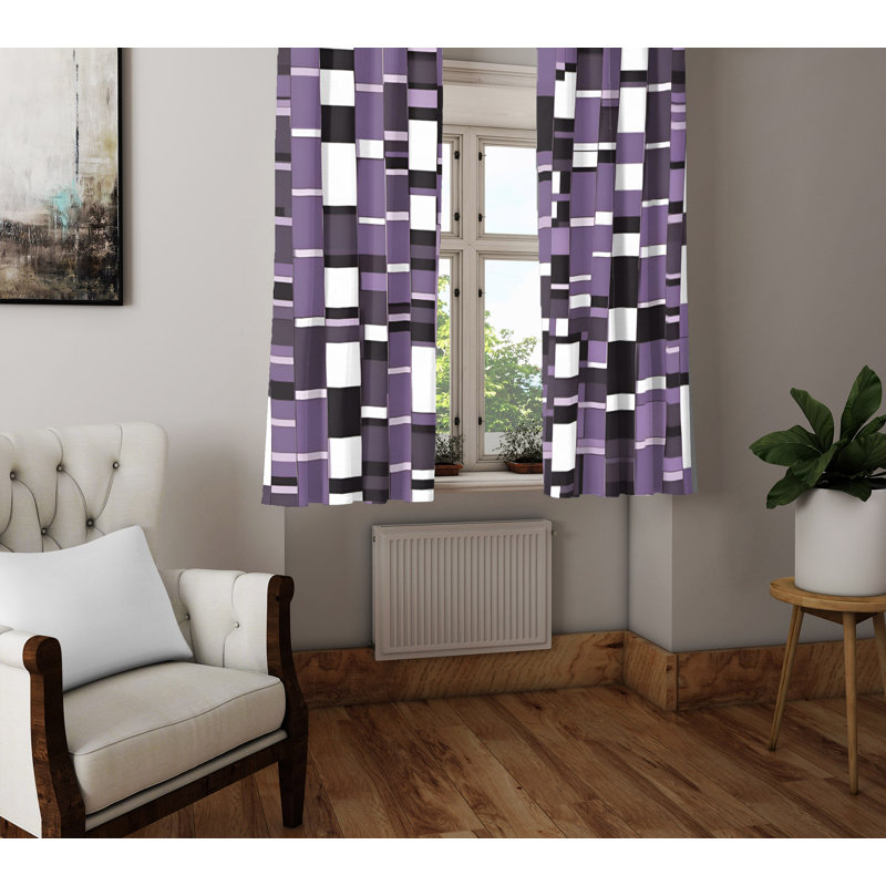 Semi Sheer Curtain Pair, 40" W x 61" L
