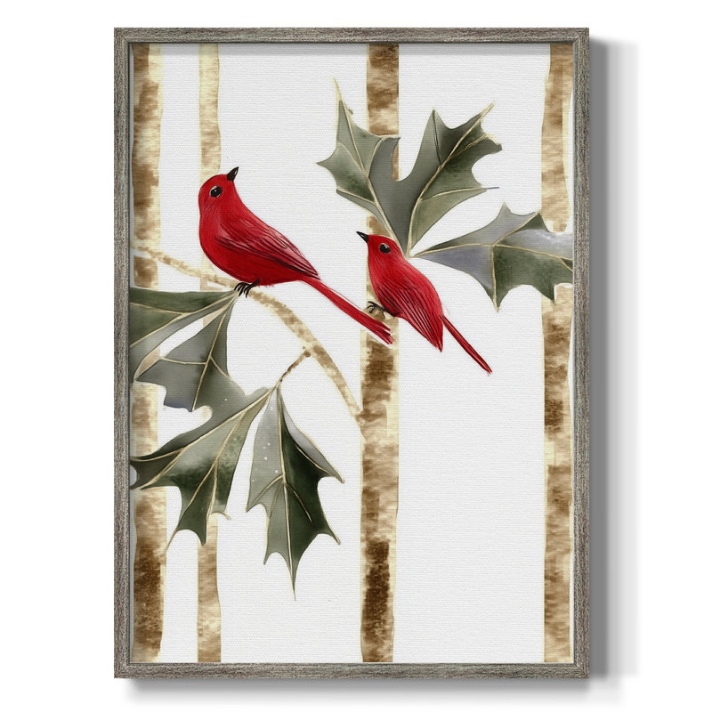 Christmas Holiday Art CCCXXVI Framed Print - Solid Wood, H 15 po x l 12 po