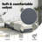 Yaziel Bed, Velvet Upholstered Platform Bed, No Mattress-341439023-341439017