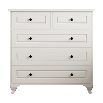 Amberlynn 90cm W 5 - Drawer Chest of Drawers